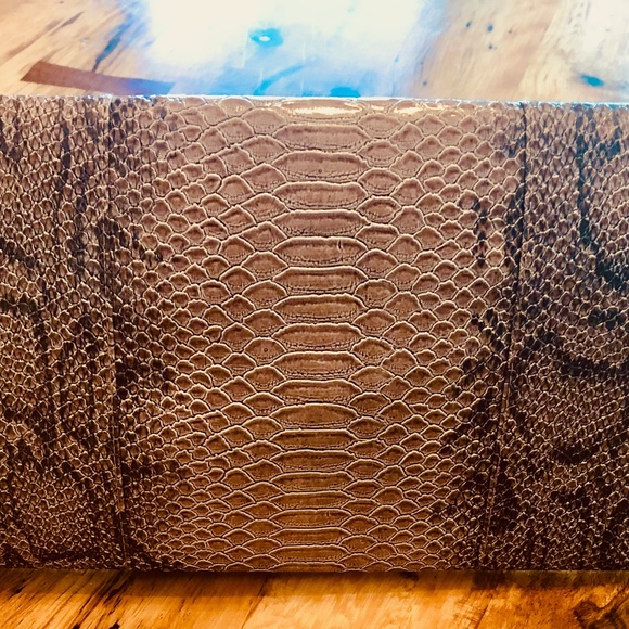 SASHA New York Bags New Sasha Handbags New York Faux Snake Envelope